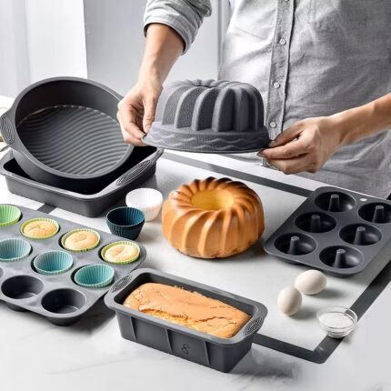 Set Silikoni për Pjekje 24 Copë