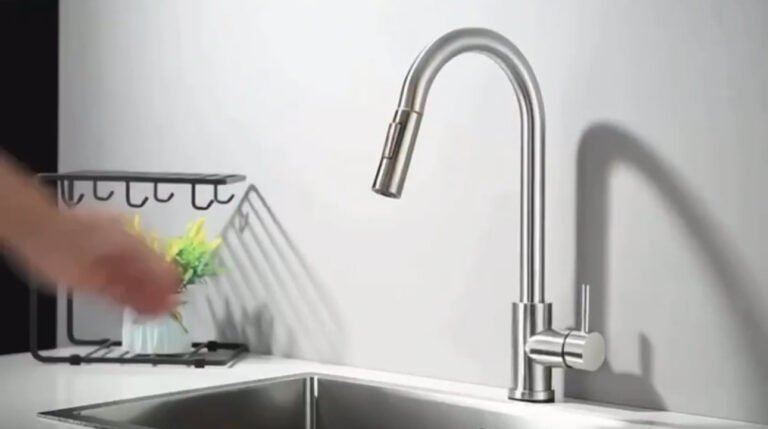 Rubinet modern kuzhine inox me dalje uji fleksibël thumbnail 3