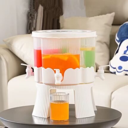 Dispenser frigoriferik me 3 ndarje për lëngje