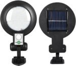 Dritë Solare Rrethore me Buton ON/OFF