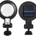 Dritë Solare Rrethore me Buton ON/OFF