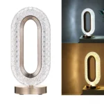 Lampë Kristali Ovale Gold