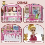 Shtëpi Kukullash 4 Kate me Aksesore - Figura 3