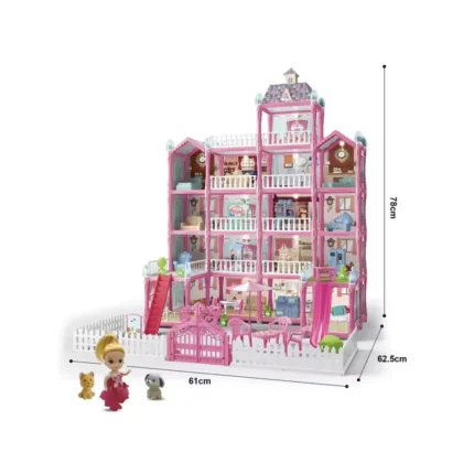 Shtëpi Kukullash 4 Kate me Aksesore