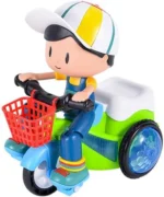 Motorr Lojë me Drita & Rrotullim 360°