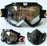 Maskë Mbrojtëse për Motoçiklistë me Syze të Integruara - Figura 2