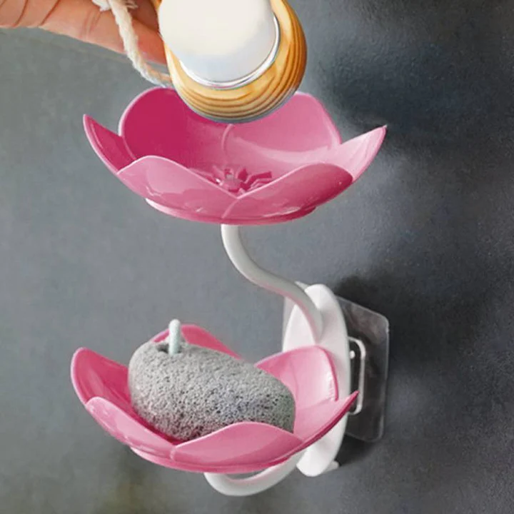 IMG_1314 Mbajtëse Sapuni me Formë Luleje - Figura 1