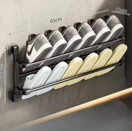 Raft Mural për Këpucë me Dy Kate