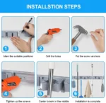 Mbajtëse Multifunksionale për Fshesa dhe Peshqira - Figura 3