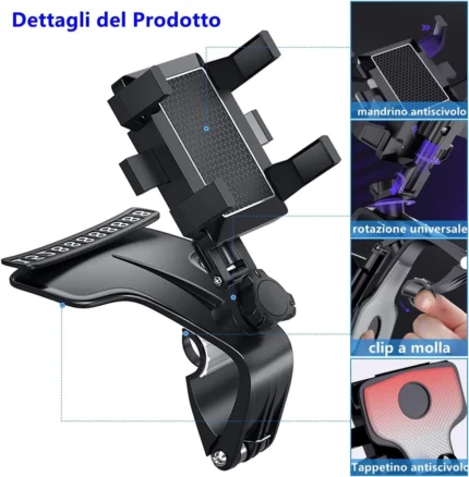 Mbajtëse Telefoni për Panel të Veturës