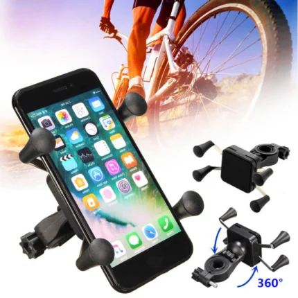 Mbajtëse Telefoni për Biçikletë me Fiksim të Sigurt