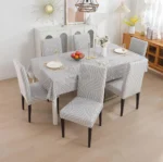 Set Mbulesë Tavoline & Karrigesh Elegante - Figura 3