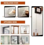 Mekanizëm Automatik për Mbyllje Dere me Fije Çeliku - Figura 2