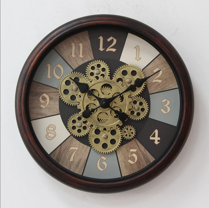 IMG_1631 Orë Murale Industriale Multi-Color Wood Style - Figura 1