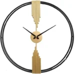 Orë Murale Art Deco Gold & Black 50cm