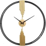 Orë Murale Art Deco Gold & Black 50cm