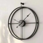 Orë Murale Industriale Rrethore Metalike