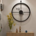 Orë Murale Industriale Rrethore Metalike - Figura 2