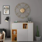 Orë Murale Gjeometrike Golden Net - Figura 2