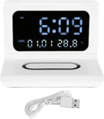 Orë LED Multifunksionale me Karikim Wireless - Figura 3