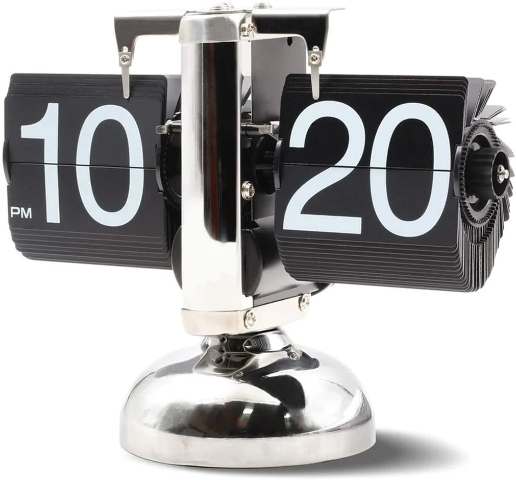 IMG_1675 Orë Flip Retro Mekanike Stainless Steel - Figura 1