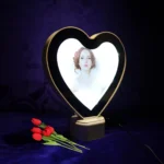 Lampë LED Zemër me Foto Personalizuese - Figura 2