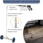 Ujë-Fshesë Me Presion (Water Broom) për Pastrim Sipërfaqesh - Figura 2