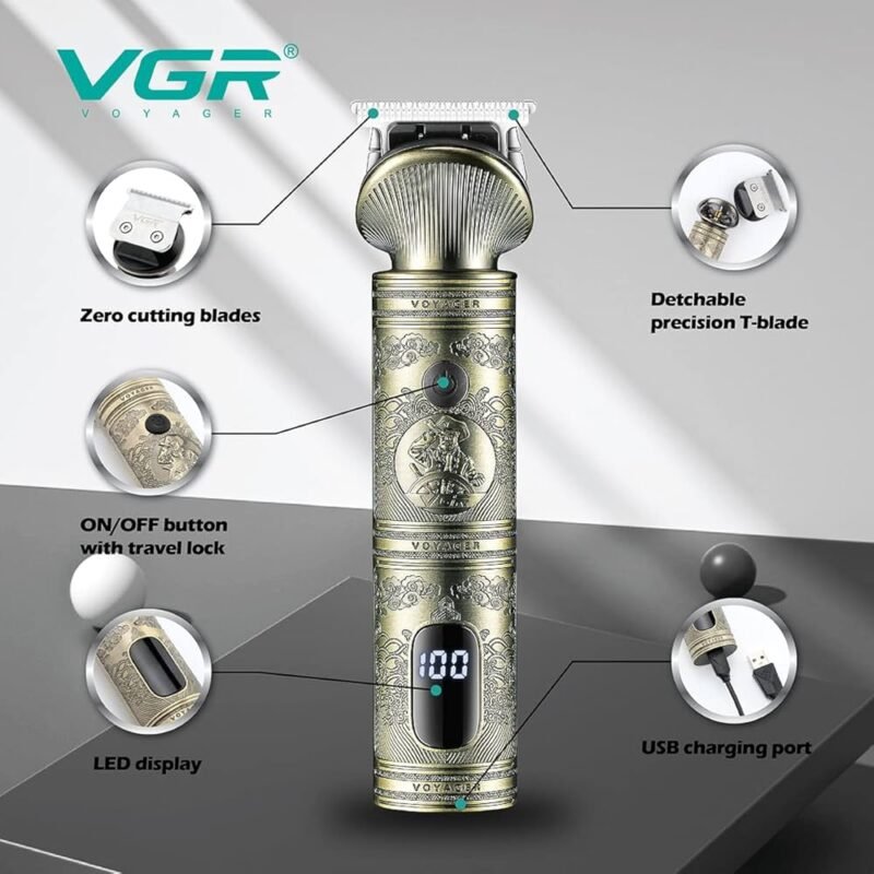 VGR V-962 – Trimmer Metalik Profesional thumbnail 2