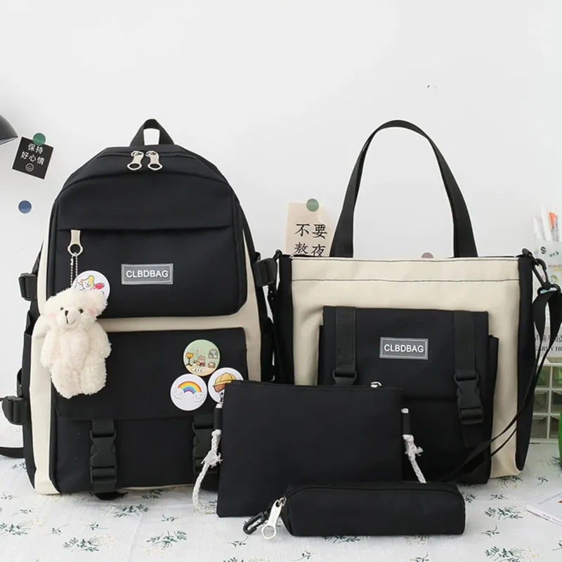Set Çantash CLBDBAG – Kombin i Zi & Krem