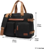 Çantë Premium për Meshkuj 3-në-1 (Rucsak, Dorezë, Krahu) - Figura 3