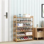 Raft Këpucësh Bamboo 5 Kate - Figura 3