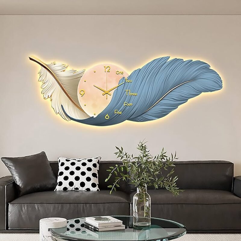 Orë Murale Dekorative LED Feather