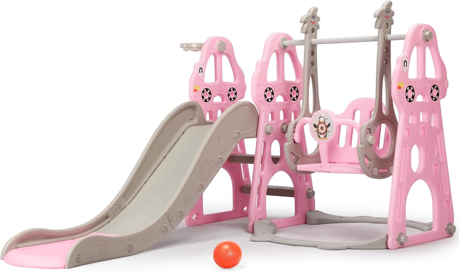 IMG_2876 Set Lojërash për Fëmijë – Rrëshqitëse + Luhatëse + Top - Figura 1