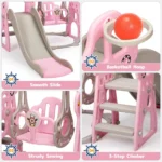 Set Lojërash për Fëmijë – Rrëshqitëse + Luhatëse + Top - Figura 3