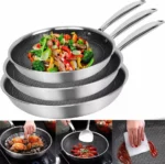 Set Tiganësh Çelik Inoks 3 Copë - Figura 2