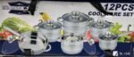 Set Tenxheresh Inox 12 Pjesë