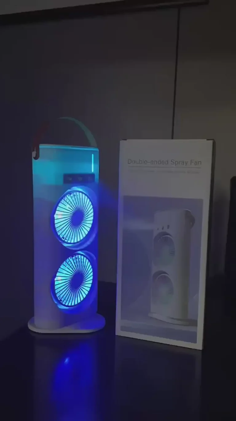 Ventilator Portativ me Dritë LED thumbnail 3