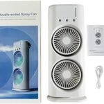 Ventilator Portativ me Dritë LED