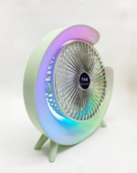 Ventilator Portativ me Dritë RGB