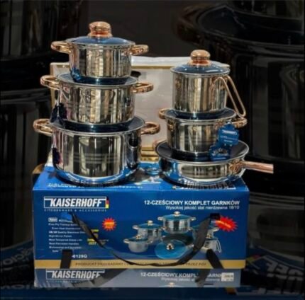 Set Tenxheresh Inox Kaiserhoff 12 Pjesë