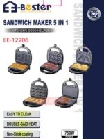 Aparat Sanduiçësh 5-në-1 Multifunksional - Figura 2