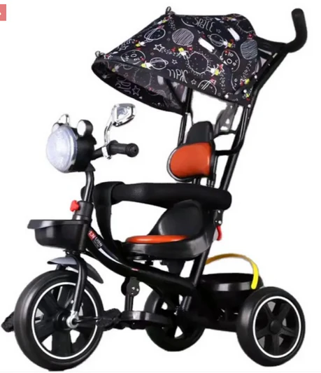 IMG_3276 Tricikël Premium për Fëmijë me Tendë & Drita - Figura 1