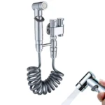Set Bidé Spray Inox me Çorape Spiralike