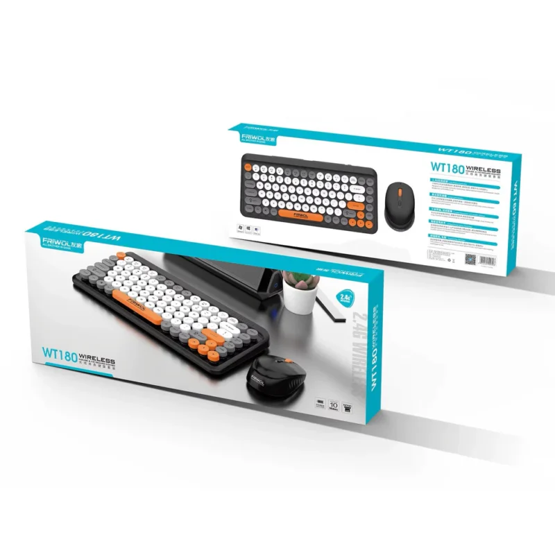Set Wireless Tastierë + Mouse WT180