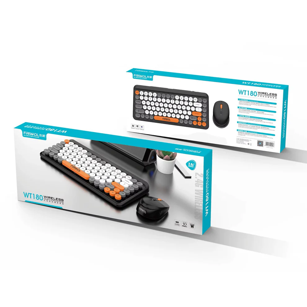 IMG_3567 Set Wireless Tastierë + Mouse WT180 - Figura 1