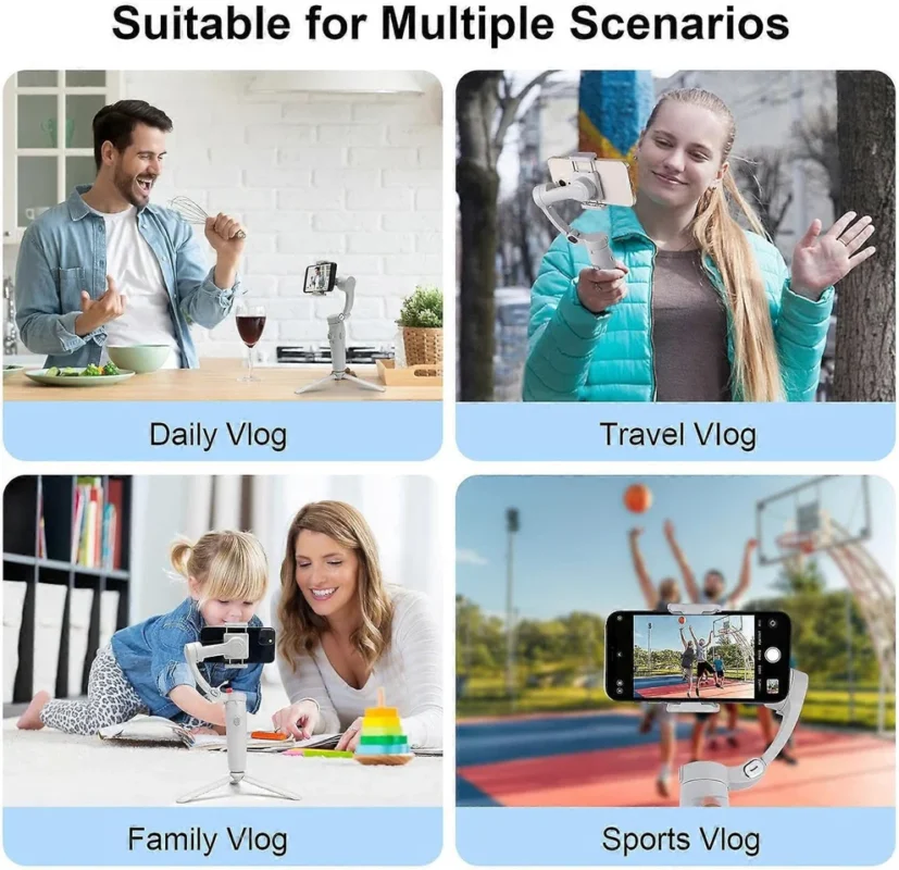 Selfie Stick Gimbal + Tripod thumbnail 2
