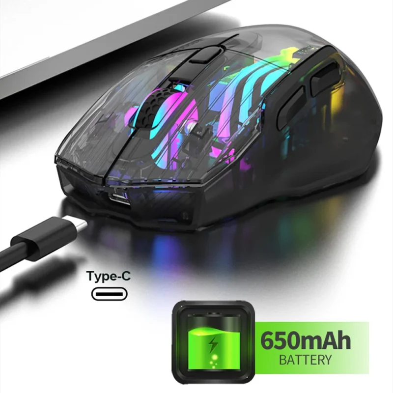 Mouse Wireless RGB Rechargeable thumbnail 2