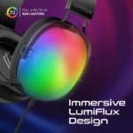 Kufje Gaming Vertux RGB LumiFlux - Figura 3