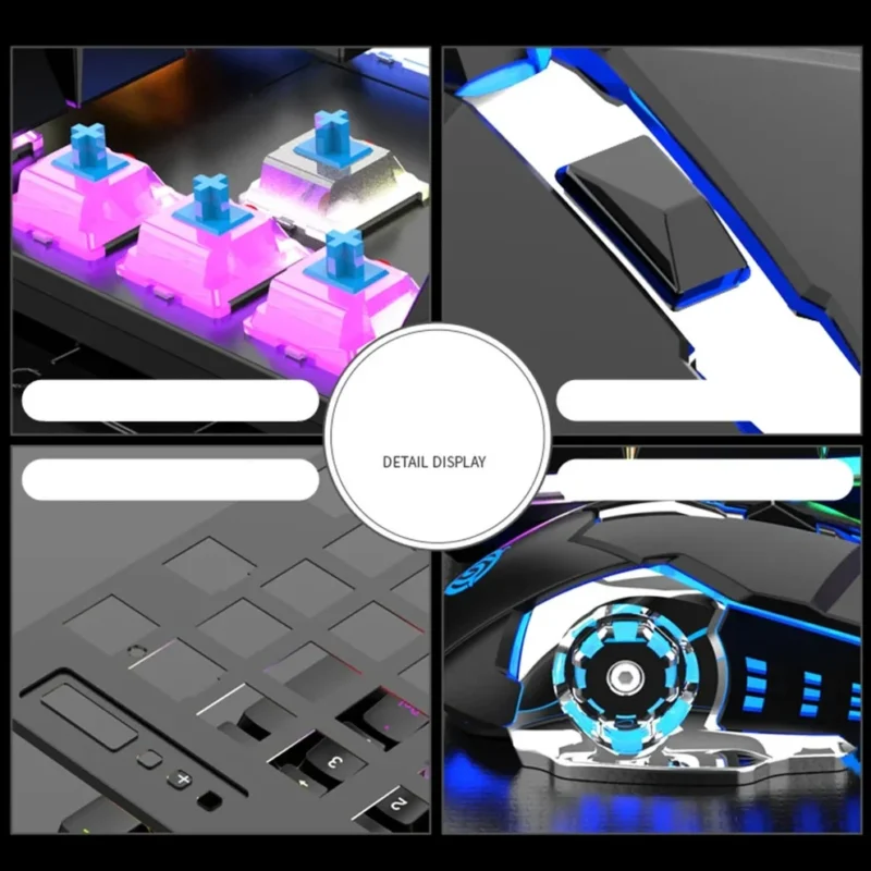 Tastierë Gaming RGB me Maus thumbnail 3