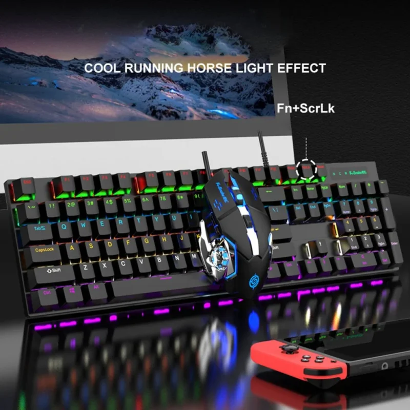 Tastierë Gaming RGB me Maus thumbnail 2
